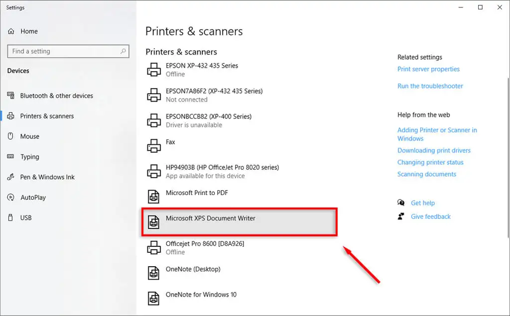 Microsoft XPS Document Writer v4 - Image