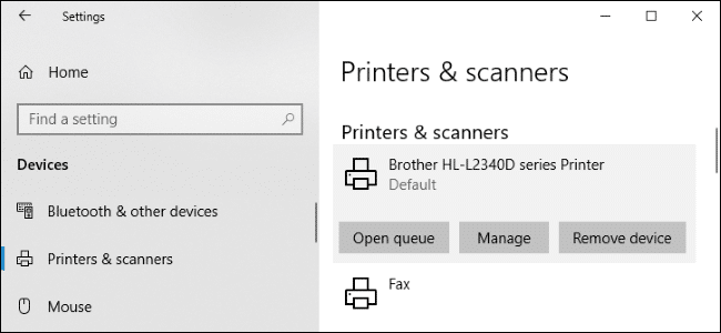 Printers and Scanners