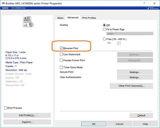 Load your Checks to Accommodate Reverse Order - Image