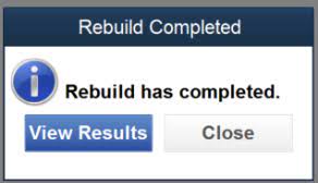 Rebuild has Completed - Image