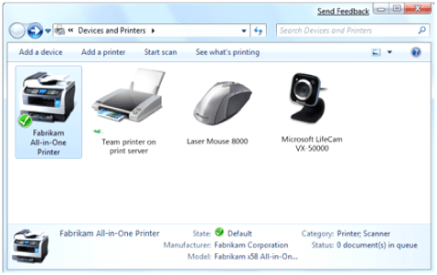 View Devices and Printers - Image