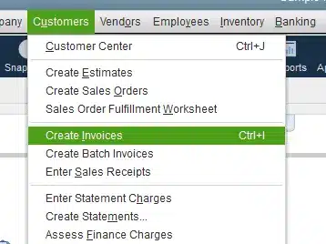 Creating-an-invoice-from-scratch-in-QuickBooks-Screenshot