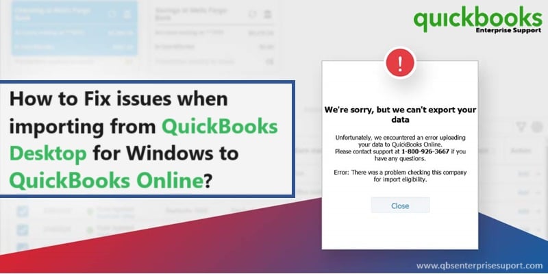 How to Fix Issues when Importing from QuickBooks Desktop to QuickBooks Online?