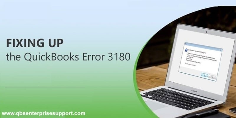 How to Fix QuickBooks Status Code Error 3180 - Featuring Image